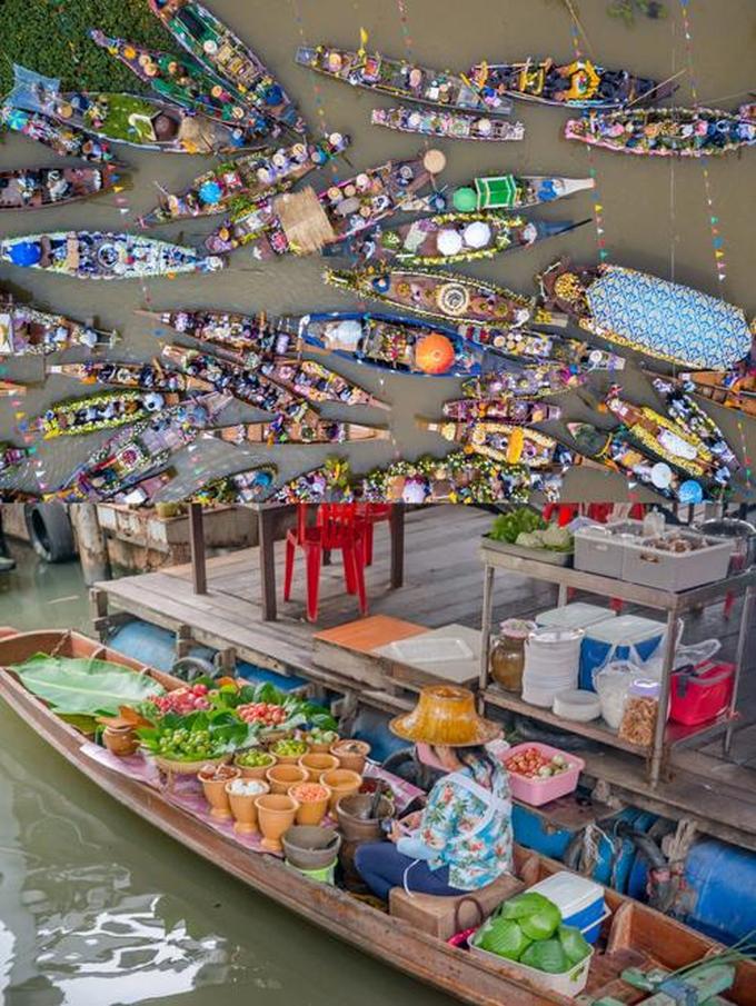 曼谷水上市场,水上市场是哪个国家的