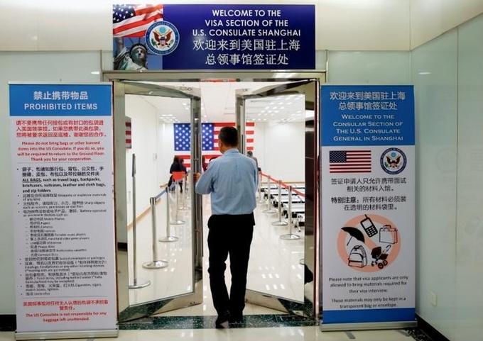 美国驻上海总领事馆签证中心